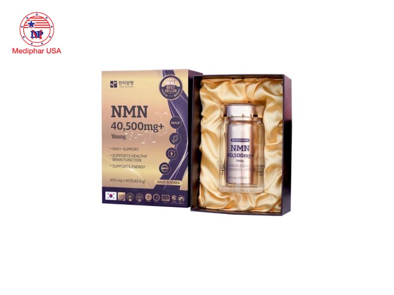 9 viên uống NMN Hàn Quốc tốt đang có mặt trên thị trường hiện nay Hanmi Premium Young NMN 40.500mg+