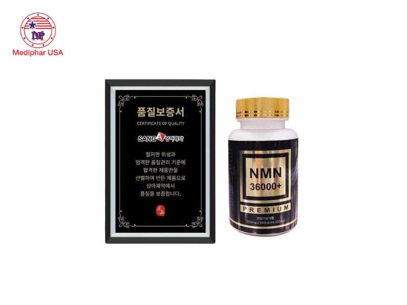 9 viên uống NMN Hàn Quốc tốt đang có mặt trên thị trường hiện nay NMN 36000 của Hàn Quốc