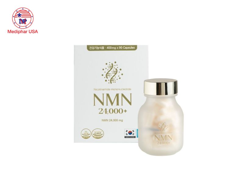 9 viên uống NMN Hàn Quốc tốt đang có mặt trên thị trường hiện nay NMN 24000 của Hàn Quốc