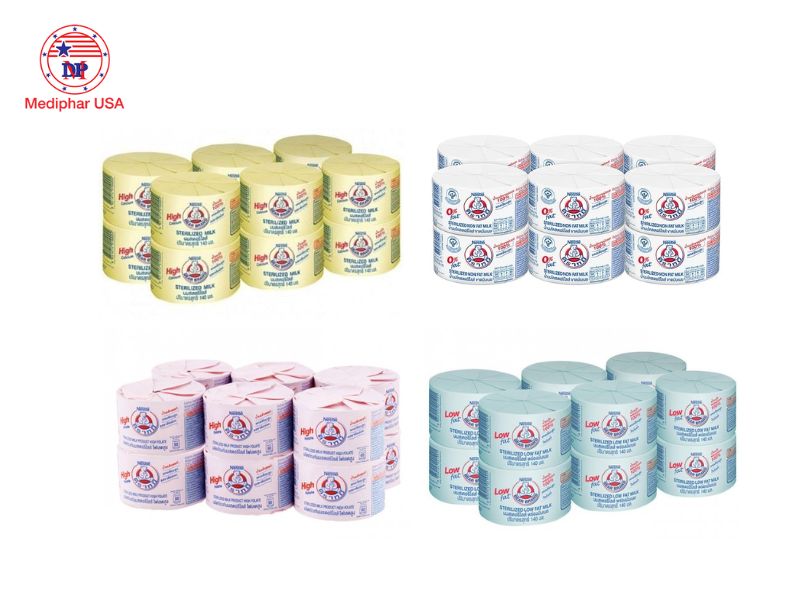 14 loại sữa giảm cân tốt đang có mặt trên thị trường Sữa Nestle Sterilized Non Fat Thái Lan