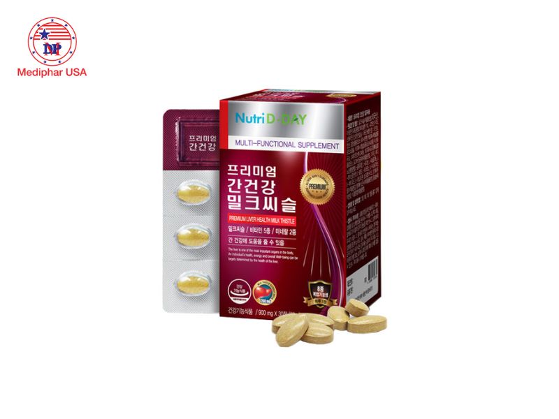 10 loại thuốc bổ gan Hàn Quốc tốt đang có mặt trên thị trường hiện nay Premium Liver Health Milk Thistle