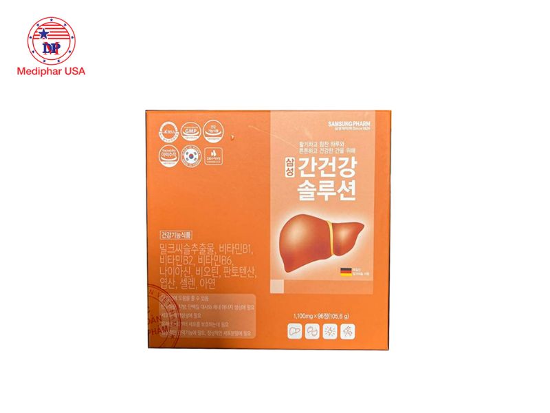10 loại thuốc bổ gan Hàn Quốc tốt đang có mặt trên thị trường hiện nay SamSung Pharm Liver Care Solution
