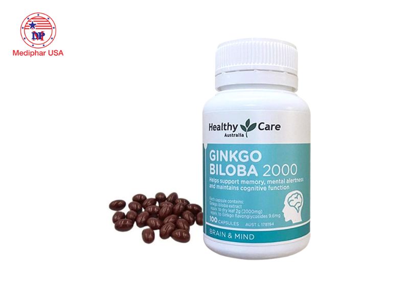 10 loại thuốc bổ não của Úc tốt đang có mặt trên thị trường hiện nay Healthy Care Ginkgo Biloba