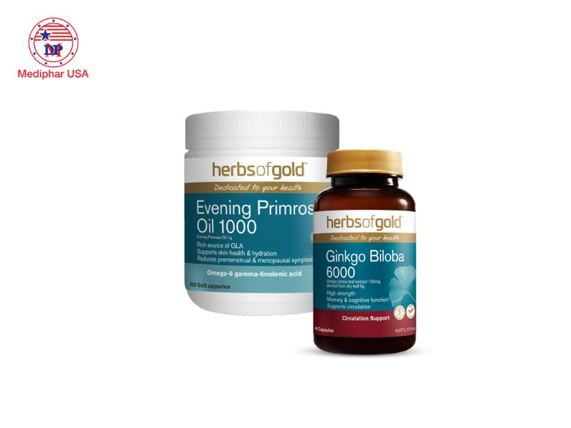 10 loại thuốc bổ não của Úc tốt đang có mặt trên thị trường hiện nay Herbs of Gold Ginkgo Biloba 6000