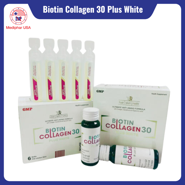 13 loại collagen Nhật Bản tốt đang có mặt trên thị trường Biotin Collagen 30 Plus White