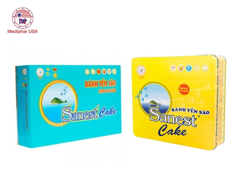 22 loại bánh cho người tiểu đường hạn chế tăng đường huyết Bánh yến sào Sanest Cake hộp 120g