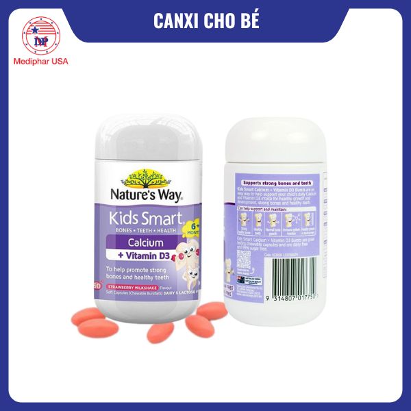 Kids Smart Calcium + Vitamin D3 Nature’s Way