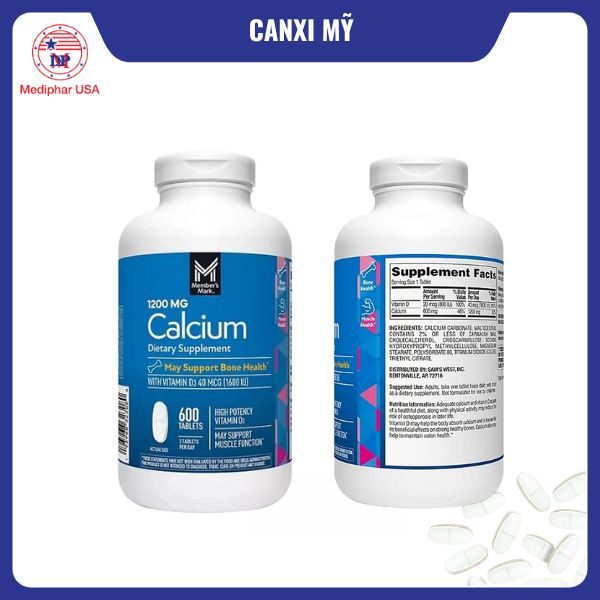 Member’s Mark Calcium with Vitamin D3