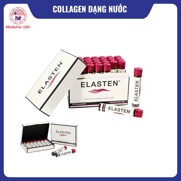 11 loại collagen dạng nước tốt đang có mặt trên thị trường Nước uống Collagen Elasten