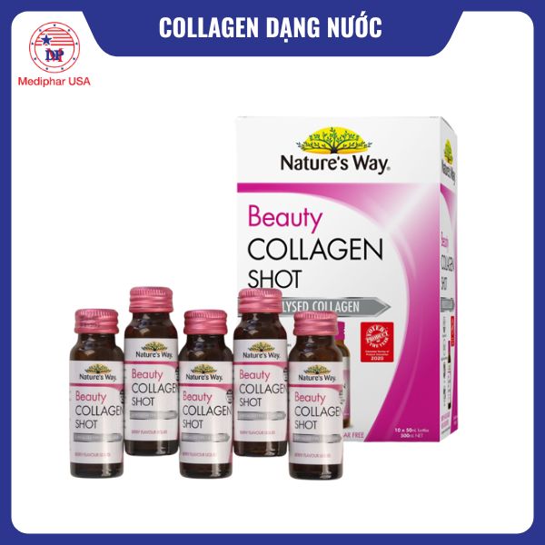 11 loại collagen dạng nước tốt đang có mặt trên thị trường Beauty Collagen Shot