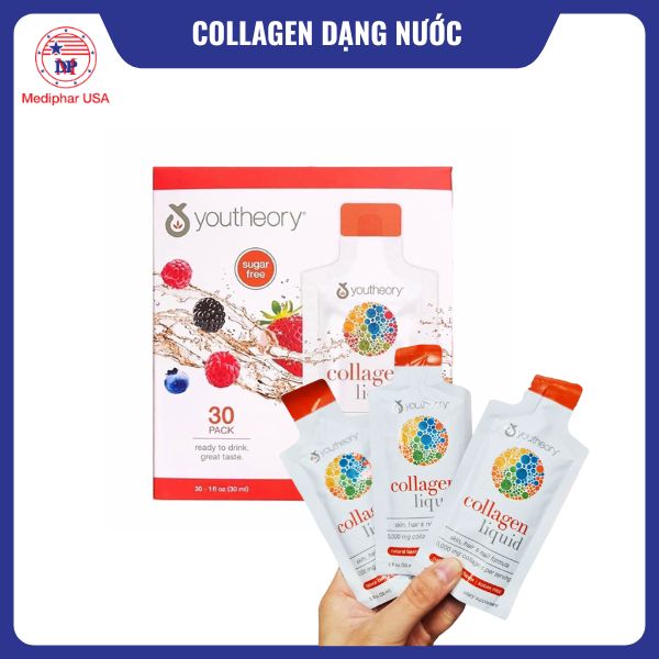 11 loại collagen dạng nước tốt đang có mặt trên thị trường Nước uống Youtheory Collagen Liquid