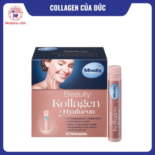11 loại collagen của Đức tốt đang có mặt trên thị trường Collagen thủy phân của Đức Mivolis Beauty Kollagen