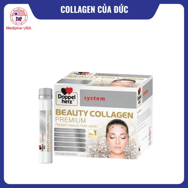 11 loại collagen của Đức tốt đang có mặt trên thị trường Beauty Collagen Premium Doppelherz