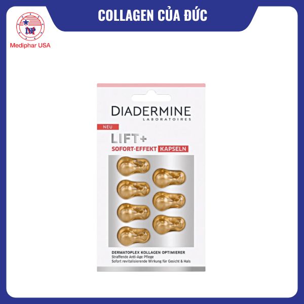 11 loại collagen của Đức tốt đang có mặt trên thị trường Viên collagen của Đức Diadermine Lift Sofort Effekt Kapseln
