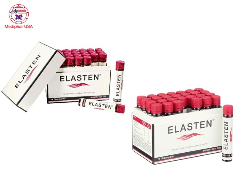Một hộp Collagen Elasten gồm 28 ống