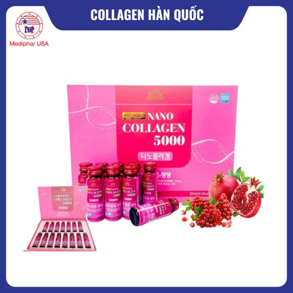 10 loại collagen Hàn Quốc tốt đang có mặt trên thị trường Collagen Premium Nano 5000mg