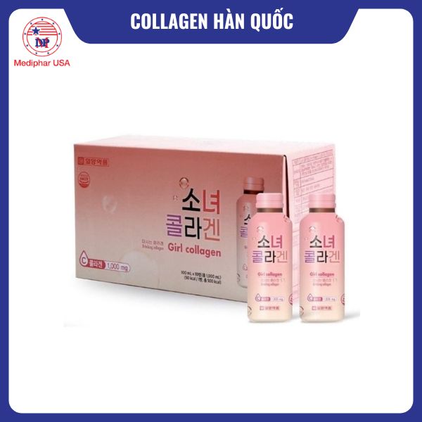 10 loại collagen Hàn Quốc tốt đang có mặt trên thị trường Girl Collagen 1000mg