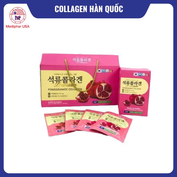 10 loại collagen Hàn Quốc tốt đang có mặt trên thị trường Premium Pomegranate Collagen KGF