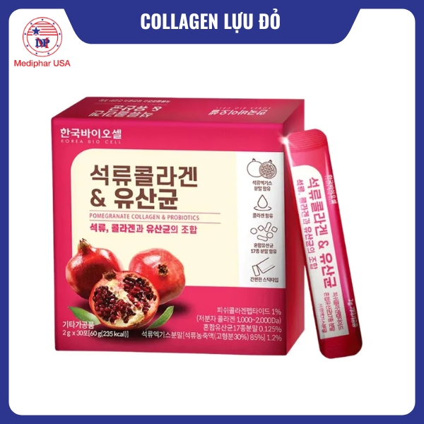 Collagen lựu đỏ Bio Cell từ Hàn Quốc