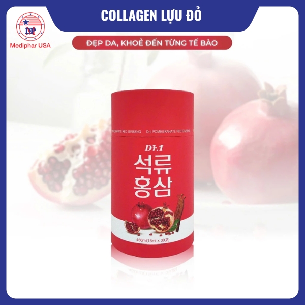 Chiết Xuất Hồng Sâm Collagen Lựu Dr.I từ Hàn Quốc