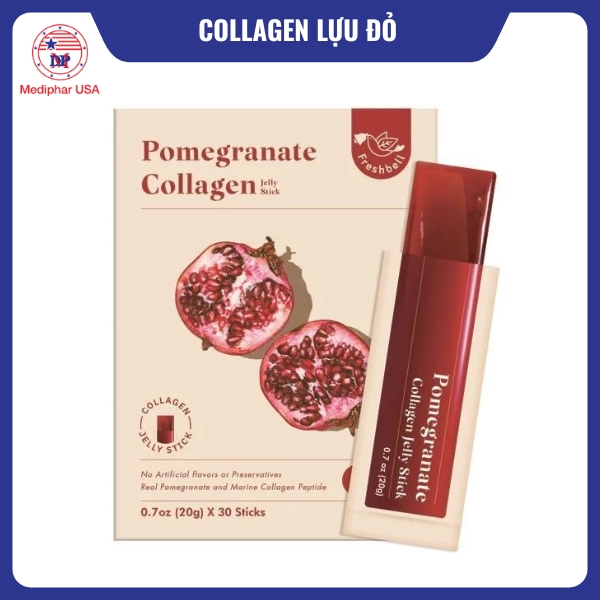 Pomegranate Collagen Jelly Stick của Mỹ