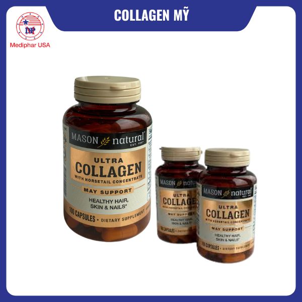 11 loại collagen của Mỹ tốt đang có mặt trên thị trường Ultra Collagen Mason