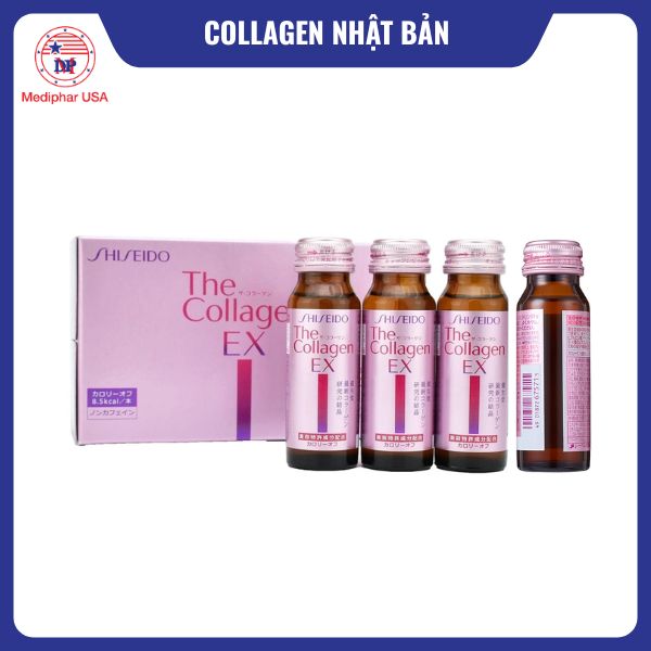 13 loại collagen Nhật Bản tốt đang có mặt trên thị trường Collagen Shiseido The Collagen EX của Nhật Bản