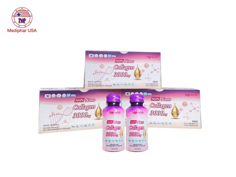 10 loại collagen NMN tốt đang có mặt trên thị trường NMN Nano Collagen 3000mg
