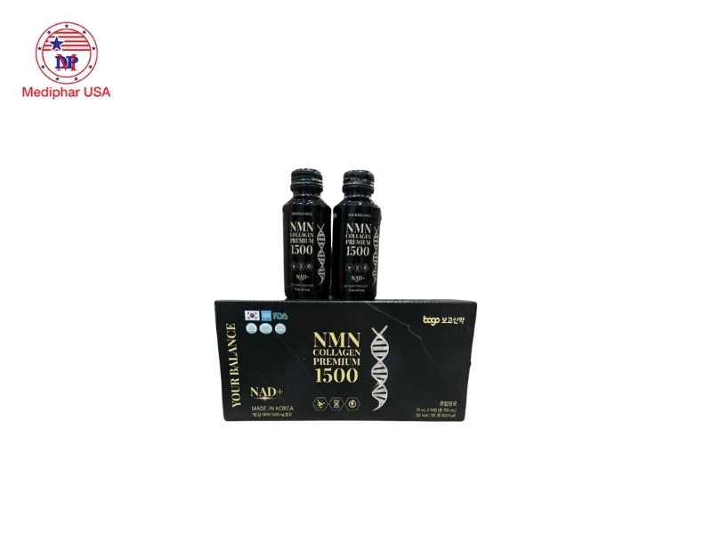 10 loại collagen NMN tốt đang có mặt trên thị trường NMN Collagen Premium 1500 Hàn Quốc