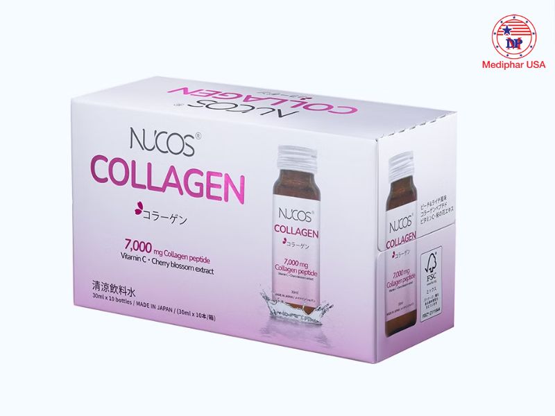 11 loại collagen trắng da tốt đang có mặt trên thị trường Nucos Collagen 7000