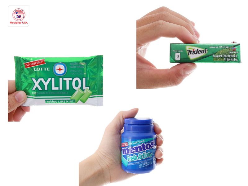 Đường Xylitol là gì? Công dụng, lợi ích là lưu ý khi sử dụng Các sản phẩm kẹo gum Xylitol được sử dụng phổ biến