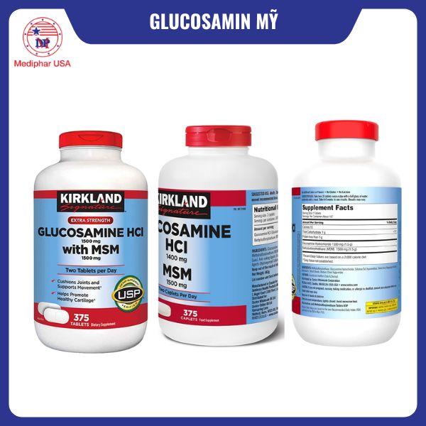 Kirkland Glucosamine HCL 1500 mg With MSM