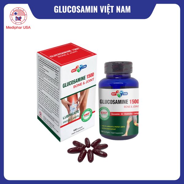 8 loại Glucosamine Việt Nam tốt đang có mặt trên thị trường Glucosamine 1500