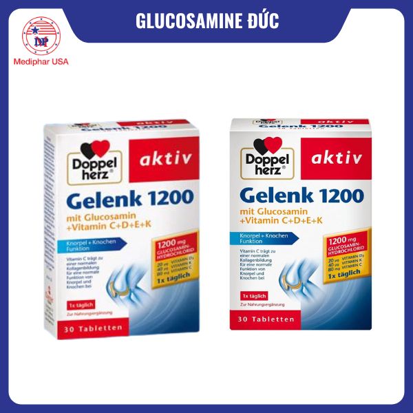 9 loại glucosamine của Đức tốt đang có mặt trên thị trường Doppelherz Gelenk 1200