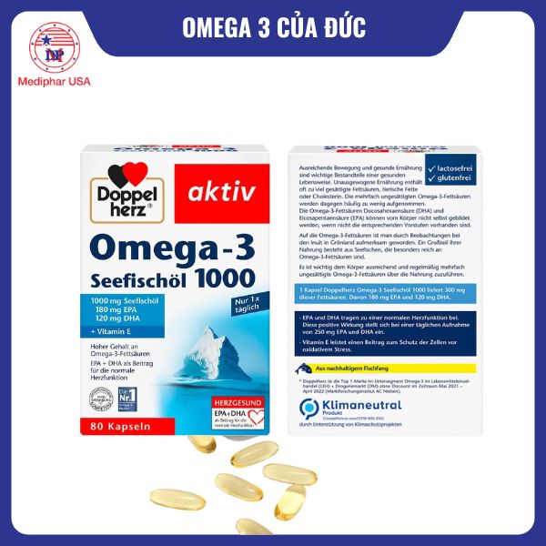 Doppelherz Omega-3 Seefischol 1000