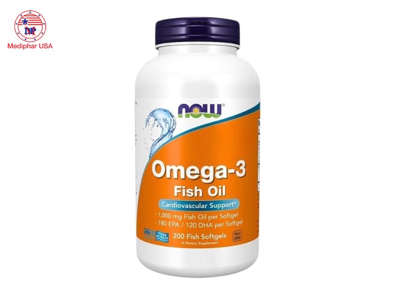 10 loại Omega 3 của Mỹ tốt được tin dùng hiện nay Dầu cá Now Omega 3 của Mỹ