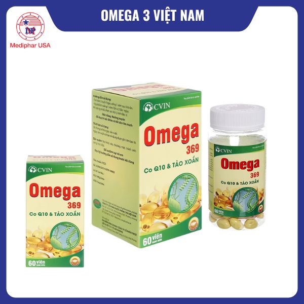Cvin Omega 369 CoQ10 & Tảo xoắn