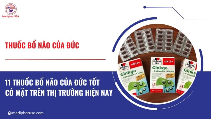 11 loại thuốc bổ não của Đức tốt có mặt trên thị trường