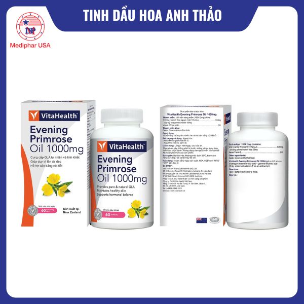 VitaHealth Evening Primrose Oil 1000mg