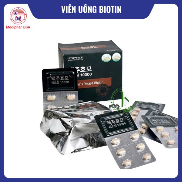 Biotin Hàn Quốc Brewer's Yeast