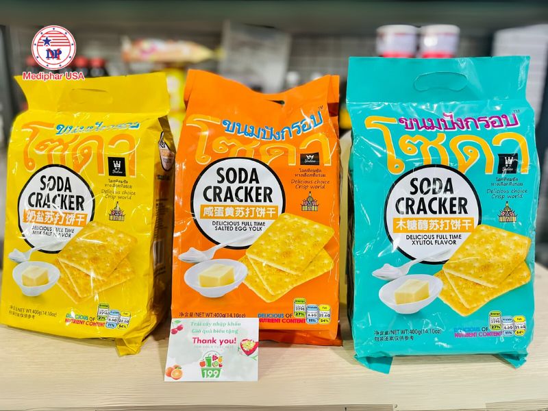 Bánh Soda Crackers Thái Lan
