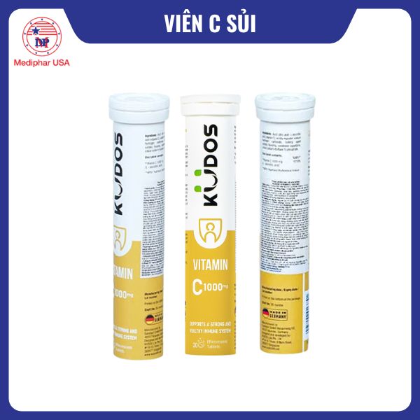 Viên C sủi Kudos Vitamin C