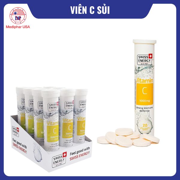 Viên C sủi Swiss Energy