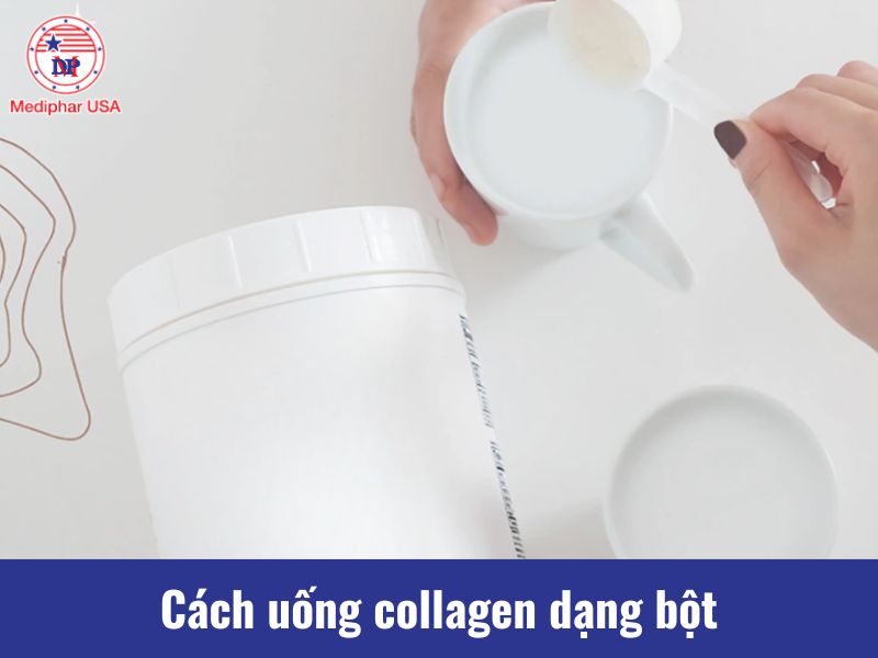 Cách uống collagen dạng bột