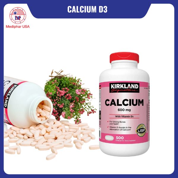 Kirkland Calcium 600mg + Vitamin D3