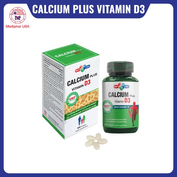 10 loại canxi cho bà bầu tốt đang có mặt trên thị trường Calcium Plus Vitamin D3