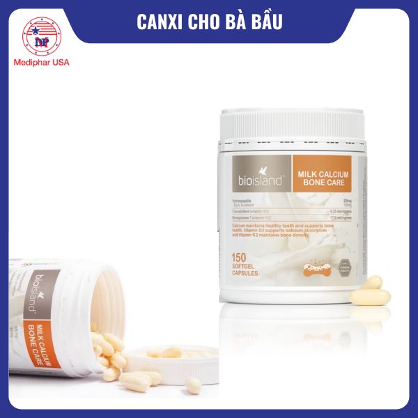 10 loại canxi cho bà bầu tốt đang có mặt trên thị trường Bio Island canxi hữu cơ cho bà bầu