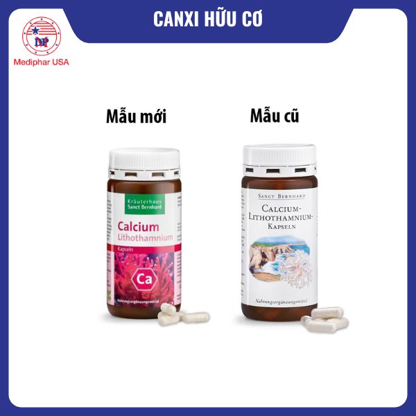 12 loại canxi hữu cơ tốt đang có mặt trên thị trường Canxi hữu cơ tảo biển đỏ Lithothamnium Kapseln