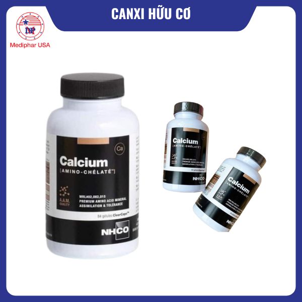 12 loại canxi hữu cơ tốt đang có mặt trên thị trường Calcium Amino Chelate NHCO