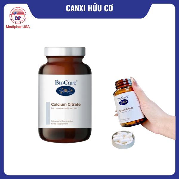 12 loại canxi hữu cơ tốt đang có mặt trên thị trường Canxi hữu cơ BioCare
